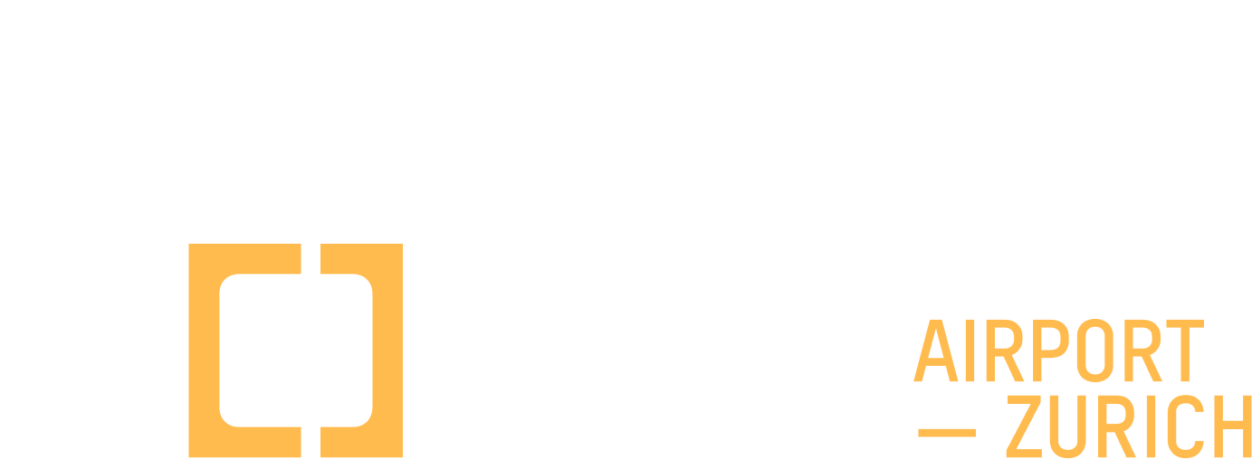 Capsule Hotel Alpine Garden Zurich Airport logo with modern typography and orange accents.